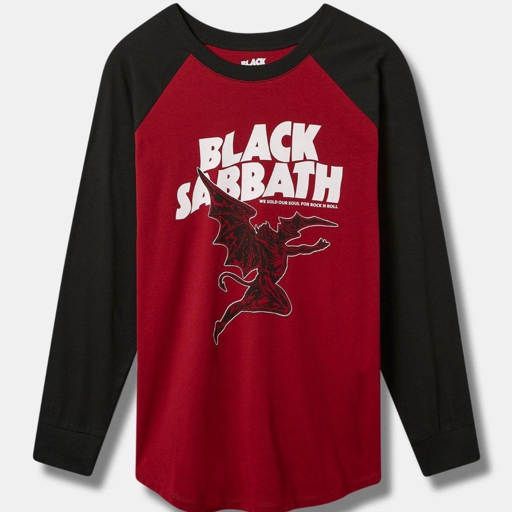 Black Sabbath Classic Fit Cotton Long Sleeve Raglan